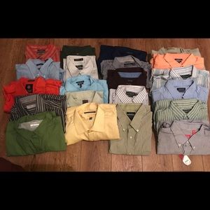 XL long sleeve button up shirts. New condition.